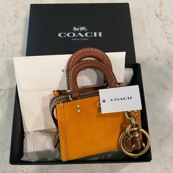 Coach Accessories Coach Mini Rogue Bag Charm Keychain Bag Charm